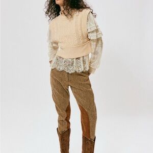 NWT Anna Sui designer jodhpur pants